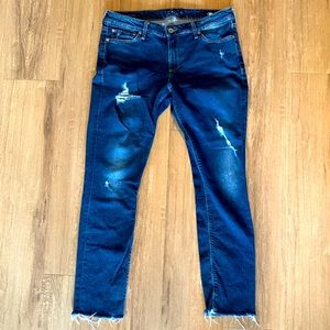 Lucky Brand Lolita Distressed Look Skinny Jeans Size 10/30